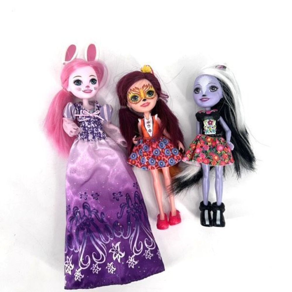 Mattel Enchantimals Friendship Collection Dolls 3 6” high‎
